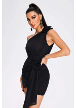 Juoda vieno peties suknelė Maggie