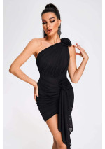 Juoda vieno peties suknelė Maggie