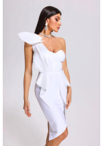 Bandažinė vieno peties suknelė Spak