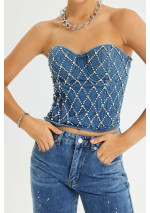 Džinsinis korsetas Margo