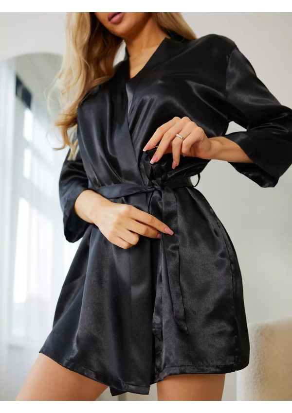 Satin bathrobe Helen