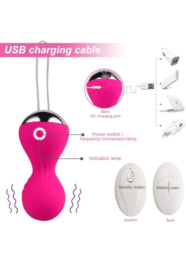 Vaginaliniai kamuoliukai 4 in 1
