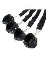 Pliušiniai PU dirželiai lovai (riešų ir kulkšnių)