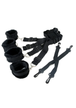 Ilgi pliušiniai dirželiai lovai