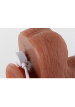 Realistiškas vibratorius su pulteliu didelis