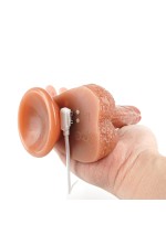 Realistiškas  vibratorius su pulteliu