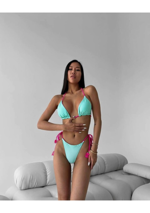 Nica two-piece swimsuit | Bright, stylish, high waisted