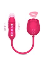 Teleskopinis rožės dizaino vibratorius