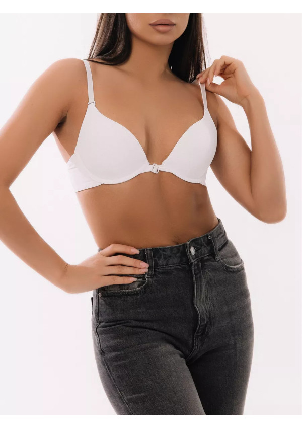 White bra: sleek, comfortable, invisible under clothes