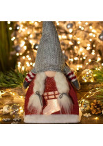 Kalėdų Nykštukas su LED Šviesa 40cm – Jauki Dekoracija Namams