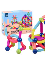 Magnetinės Kaladėlės 64 dalių | Vaikų Vaizduotei Lavinti