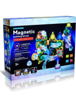 Magnetinis Šviečiantis Konstruktorius 76 dalių | Vaikų Kūrybai