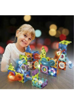 Magnetinis Šviečiantis Konstruktorius 76 dalių | Vaikų Kūrybai