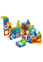 Magnetinis Šviečiantis Konstruktorius 76 dalių | Vaikų Kūrybai