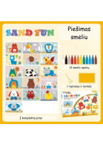 Piešimas Smėliu Vaikams | Gyvūnų Pasaulis | Lavinamasis Žaidimas