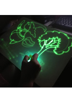 Magiška A3 Piešimo Lenta "Šviesa" | Kūryba Tamsoje Vaikams