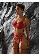 Apatinio trikotažo komplektas Lori red