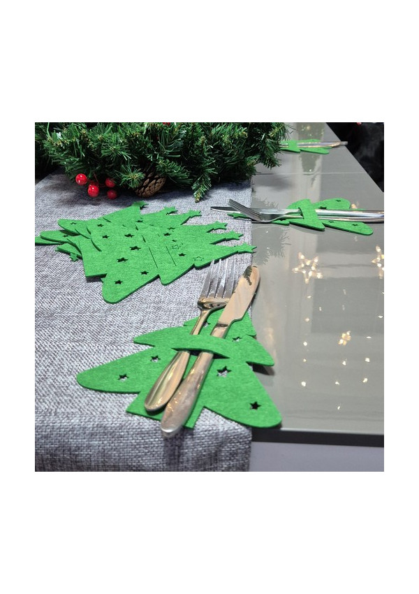 Žalias stalo įrankių įdėklas 12vnt.