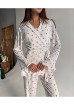 3 dalių pižama su širdelėmis: romantika, žaismingumas, komfortas